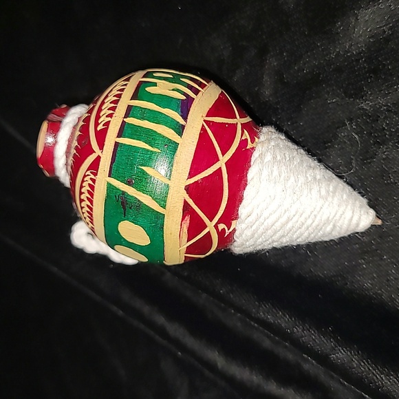 Handmade Wooden Toy Spinning Top - 4" tall Nicaraguan Artisan NWOT Vintage - Picture 2 of 9